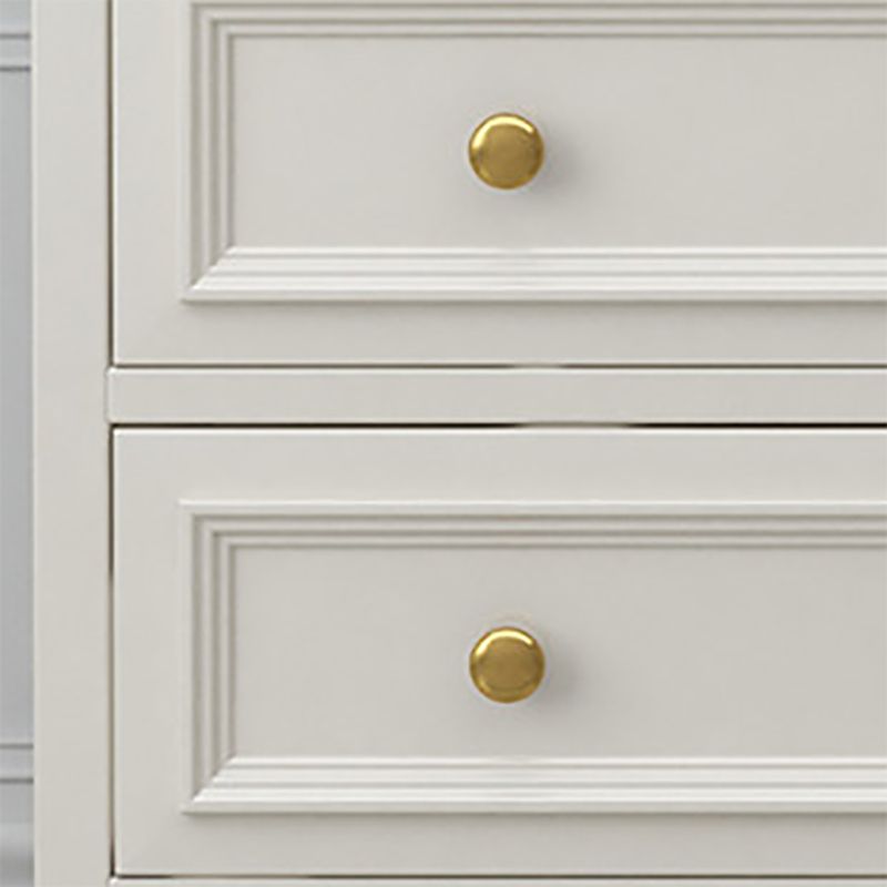 Solid Wood Storage Chest Dresser Classic Glam Chest with Drawers