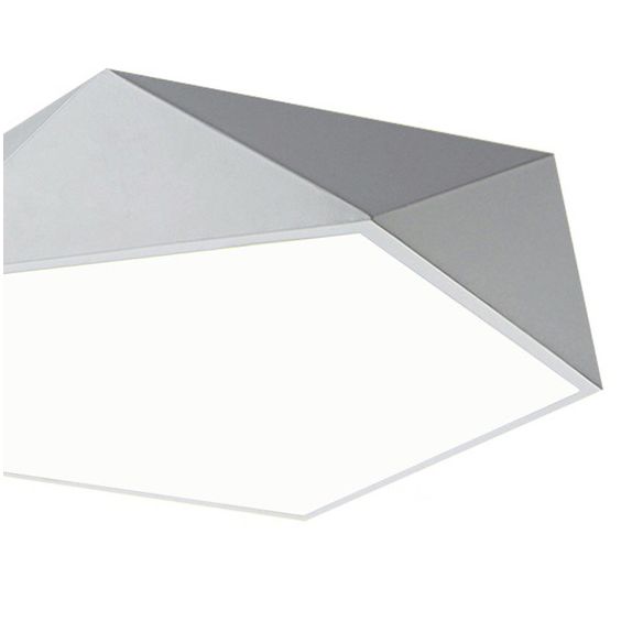 Simplicity Ceiling Fixture Contemporary Metal LED Flush Mount Light