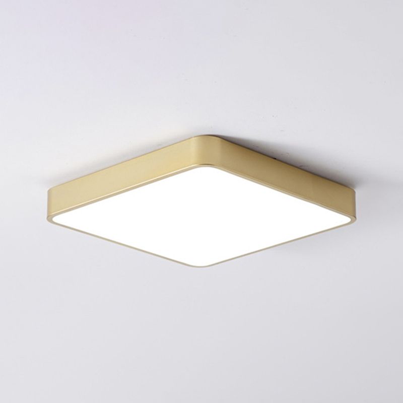 Modern Style Aluminum LED Flush Light Bedroom Ceiling Mounted Light with 1 Light