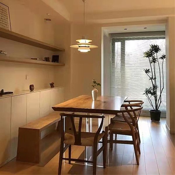 Modern Brown in Wood Counter Table Specialty Dining Table for Kitchen