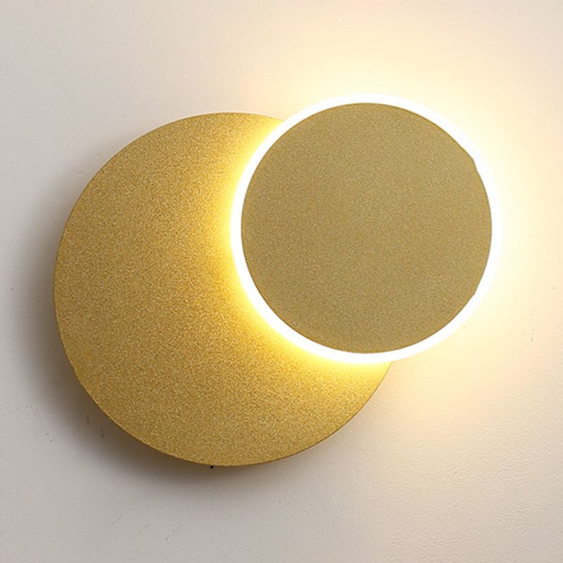 Modern LED Wall Mount Light 1-Light Wall Sconce Light with Acrylic Shade for Living Room
