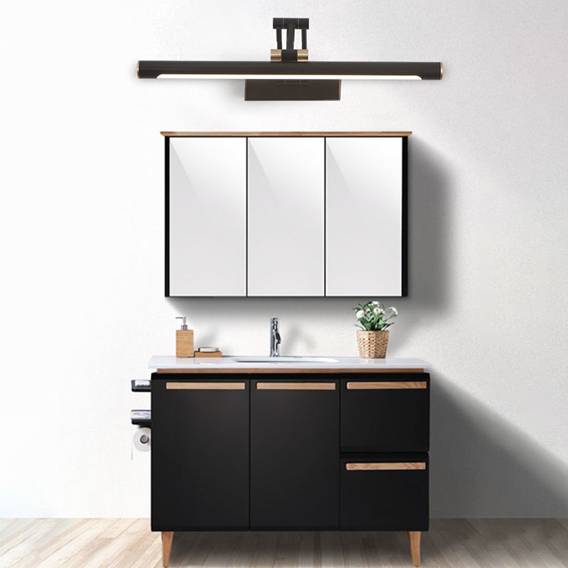 Eenvoud ijdelheid licht met acryl tint led wandmontage lamp spiegel voorlicht