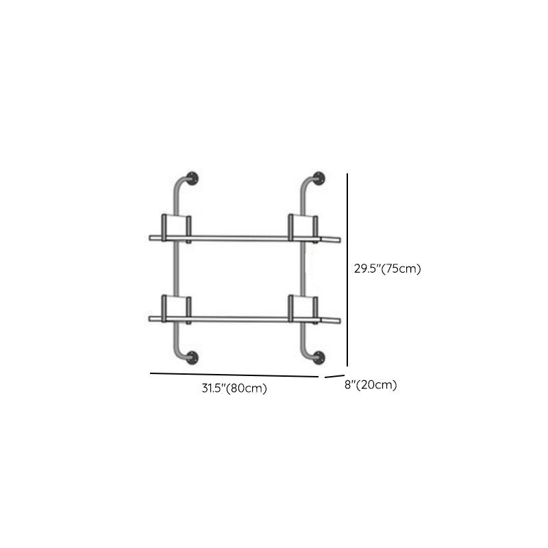 Glam Engineered Wood Bookshelf Floating White Closed Back Bookcase