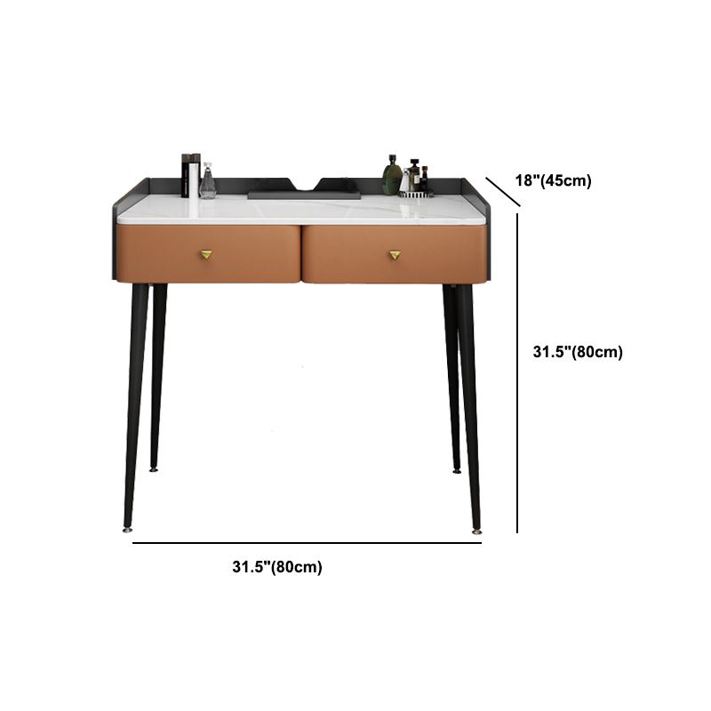 Contemporary Makeup Vanity Desk Table Wooden Vanity Dressing Table with Drawer