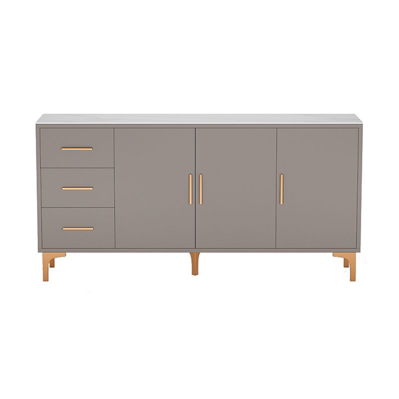 Sintered Stone Enclosed TV Storage Scandinavian Rectangle TV Cabinet