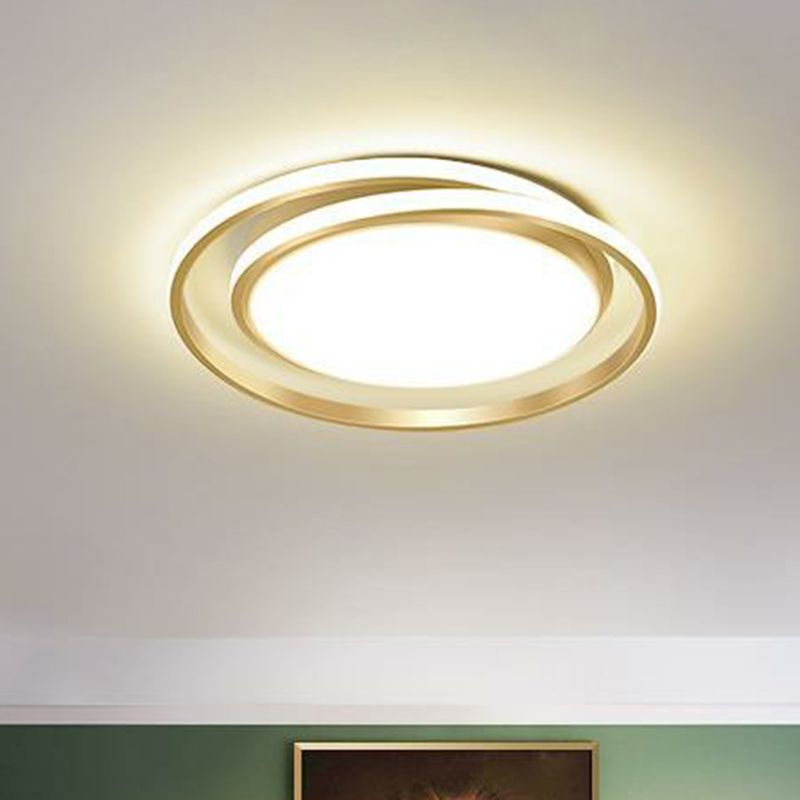 Acryl Ronde LED Inbouwlamp Eenvoud Inbouwplafondlamp voor slaapkamer