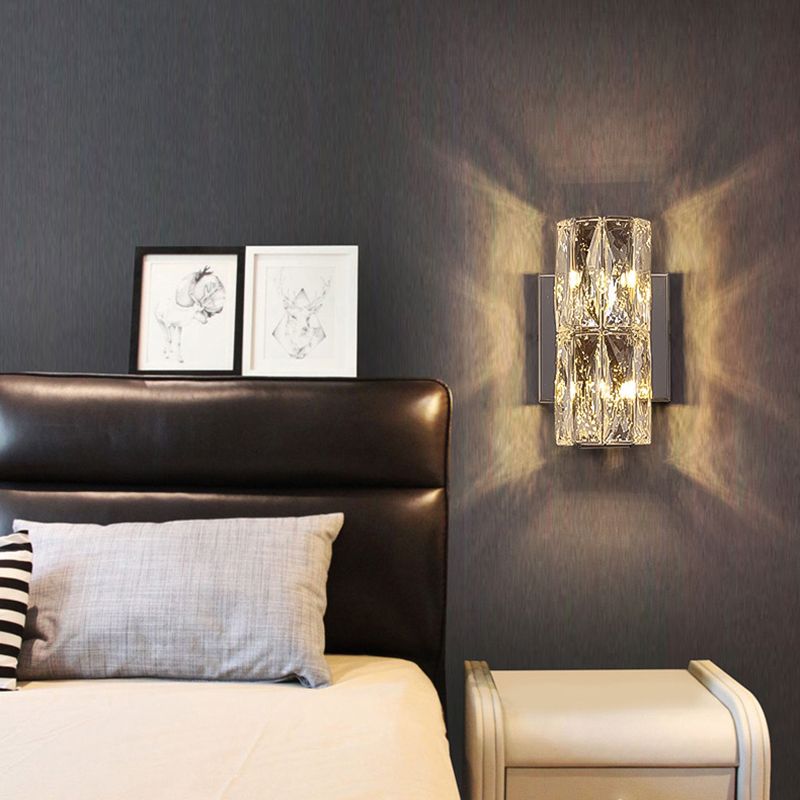 Postmodern Style Wall Light Crystal Wall Sconce Light for Living Room