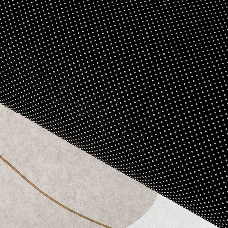 Fancy Modern Area Teppich Farbblock Polyester Fläche Teppich nicht rutscher Backing Teppich für Wohnkultur