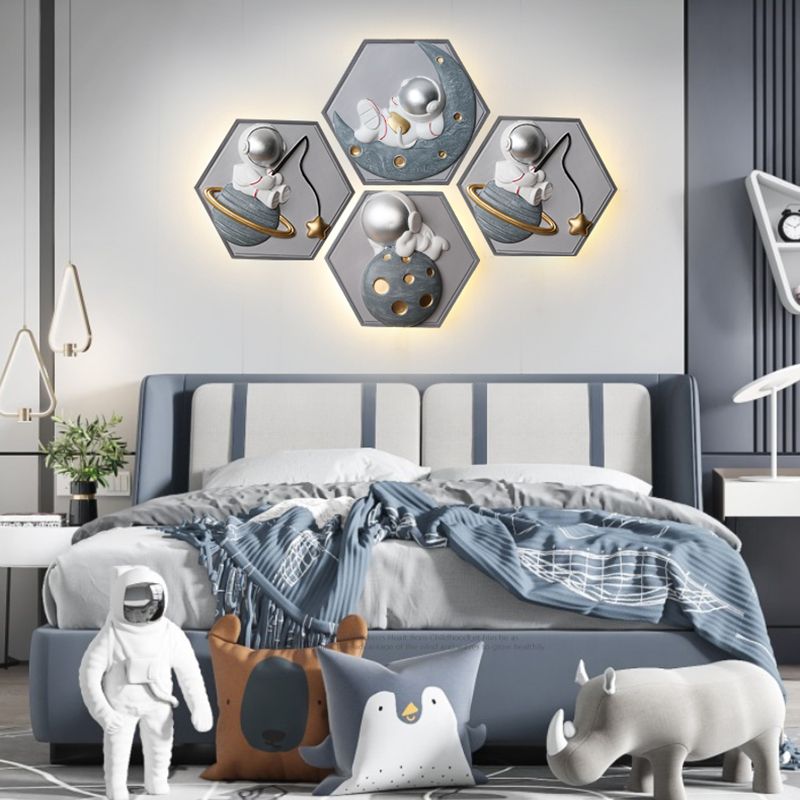 Wall Sconce Lighting Minimalist Wall Mounted Lighting for Kids Bedroom