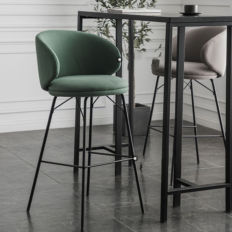 Contemporary Style Bar-stool Metal Counter Bar Stool for Kitchen