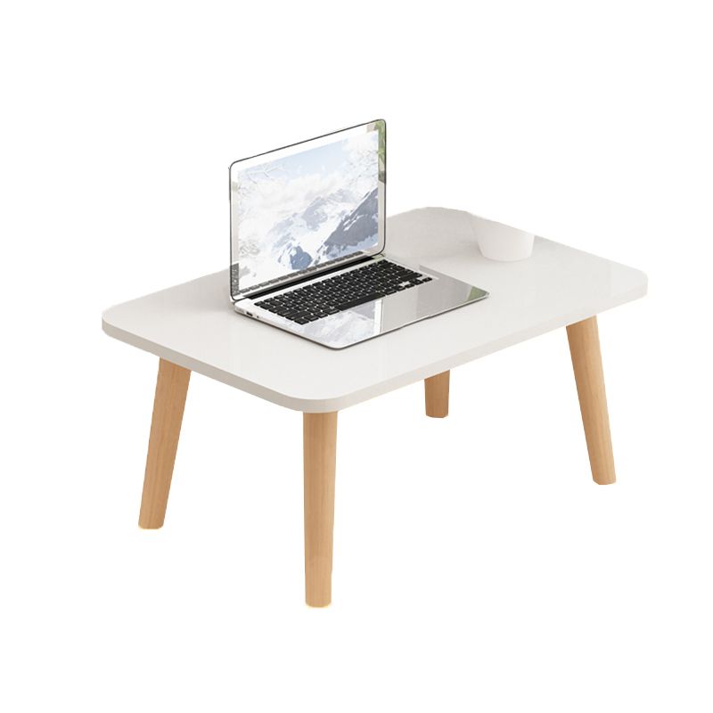 11"H Contemporary Coffee Table Wooden Single Coffee Cocktail Table