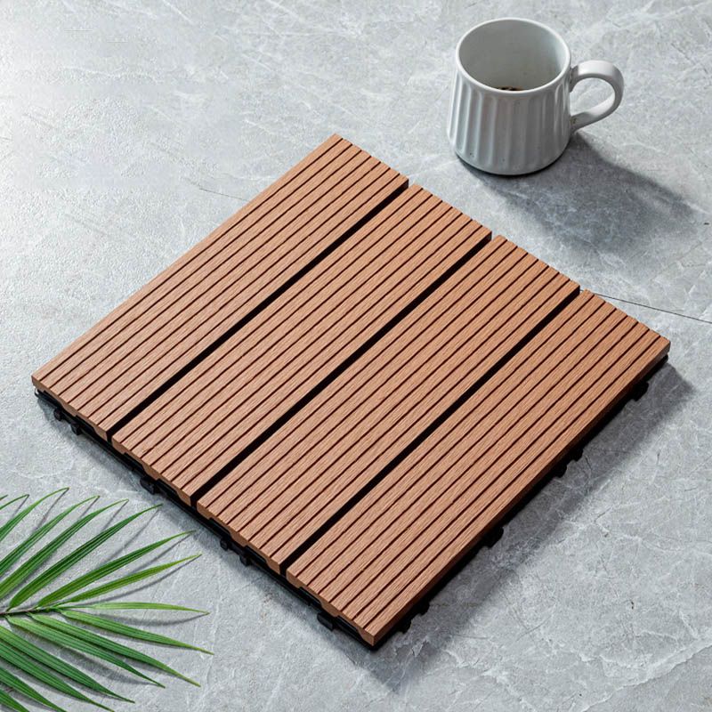 Classical Wooden Flooring Tiles Interlocking Garden Patio Flooring Tiles