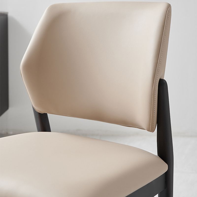 Dining Room Kitchen Chair Open Back Solid Wood Legs Dining Side Chair