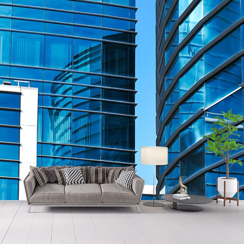 Building Scene Contemporary Style Building Mural Horizontal Photography Bedroom Wall Mural