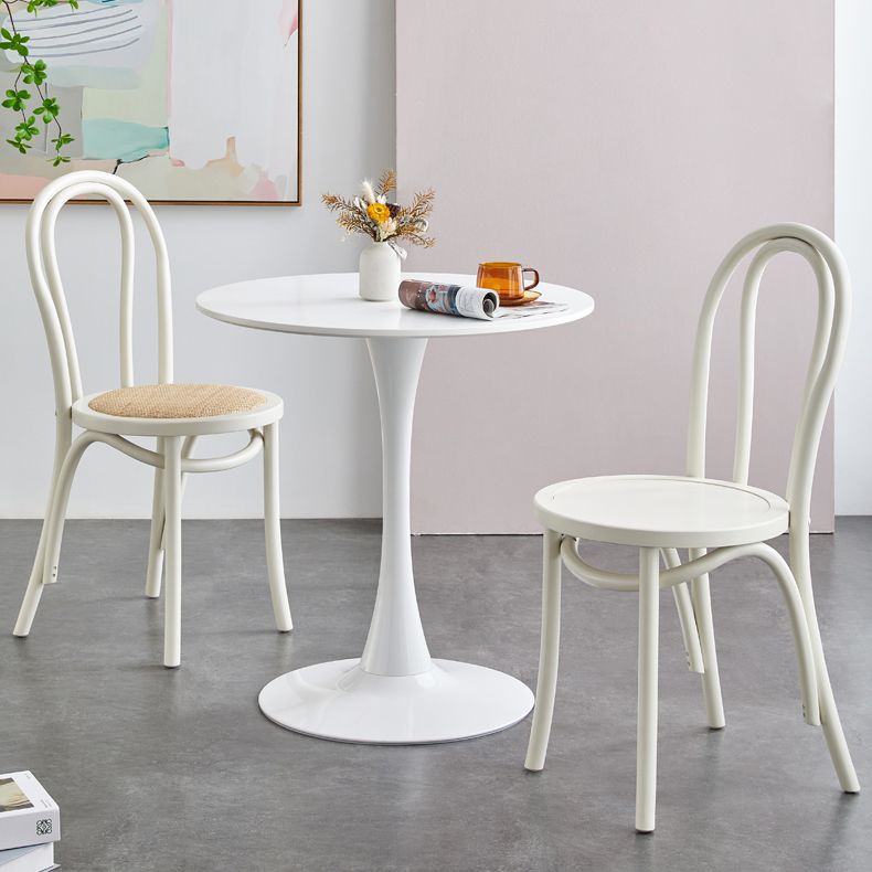Le bois de hêtre de style moderne préside la cuisine arrière de Windsor dinant l'ensemble de chaise