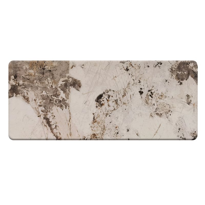 Contemporary Style Dining Set with Sintered Stone Dining Table and Cushion Chairs