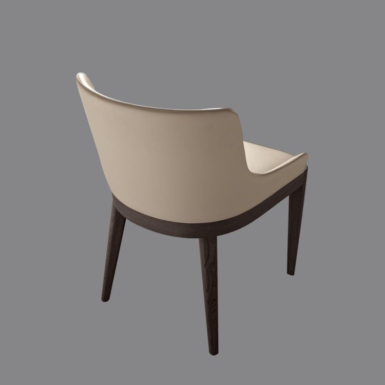 Faux Leather and Solid Wood Dining and Accent Chairs for Dining Room