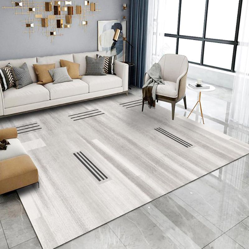 Modern Living Room Area Rug Apricot Polyester Rug Polyester Stain Resistant Area Carpet