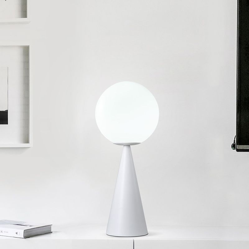 Glass Global Table Light Contemporary Style Nights and Lamp for Bedroom