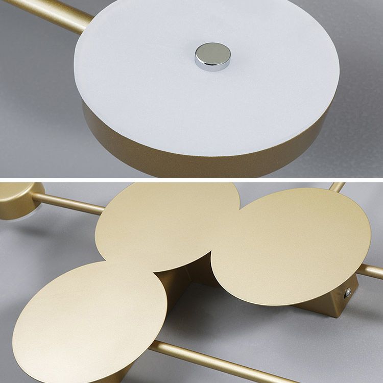 Géométrie Forme des lumières murales en métal Modern Style 6 Lampes de montage mural clair