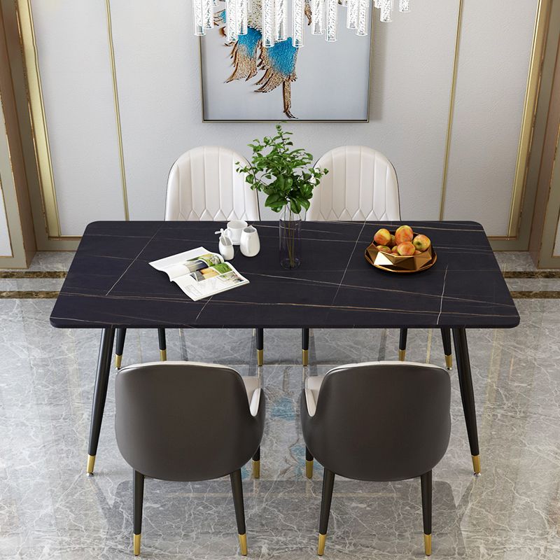 Modern 1/2/5/6/7 Pieces Dining Set Stone Top Dining Furniture Set