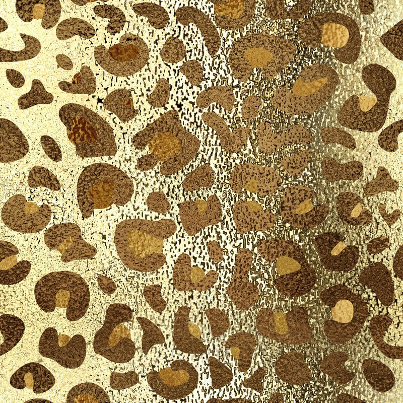 Décoration murale en feuille imprimée léopard, couleur vive, résistante à l'humidité, tendance, pour salon