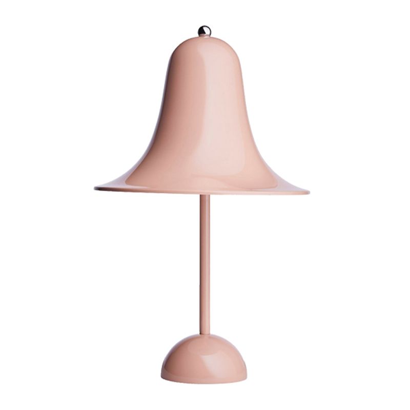 Minimalist Style Night Table Lamp Metal Hat Shape Bedroom Table Light