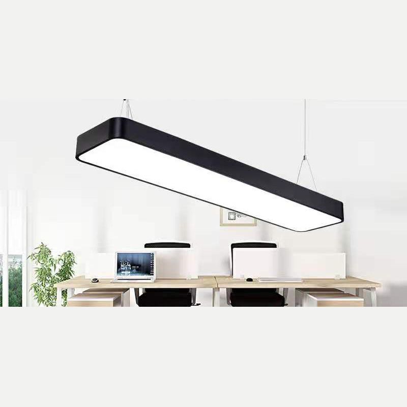 Rectangle Led Pendent in Modern Style Led Suspended Lights for Office Conference Room