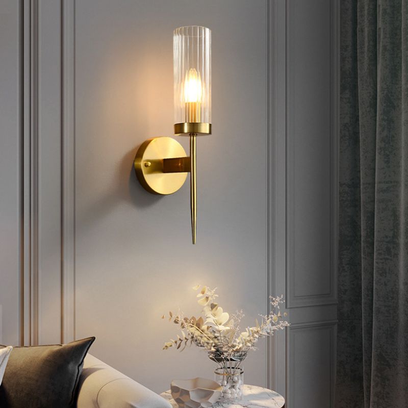 Unique Shape Wall Mount Light Fixture Modern Wall Mounted Lighting in Gold