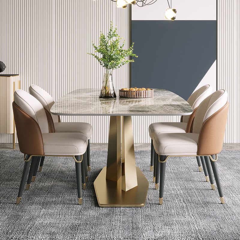 Inicio Sillas de comedor sin brazos Sillas laterales tapizadas con patas de madera (juego de 2)