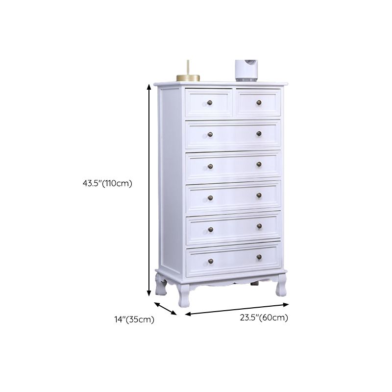 Contemporary Solid Wood Storage Chest Dresser Bedroom Dresser