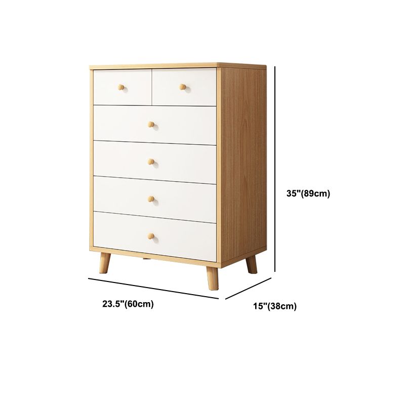 14.96" Wide Modern Wood Accent Chest with Drawer Rectangle Accent Cabinet