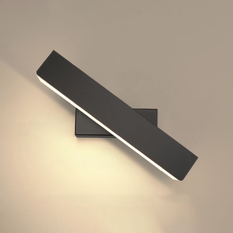 Modern Minimalist Style Rectangular Wall Light Sconces Metal Sconce Lights for Bedroom