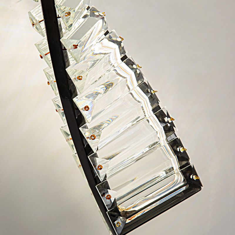 Modern Geometric Vanity Lamp Crystal 1-Light Vanity Wall Lights