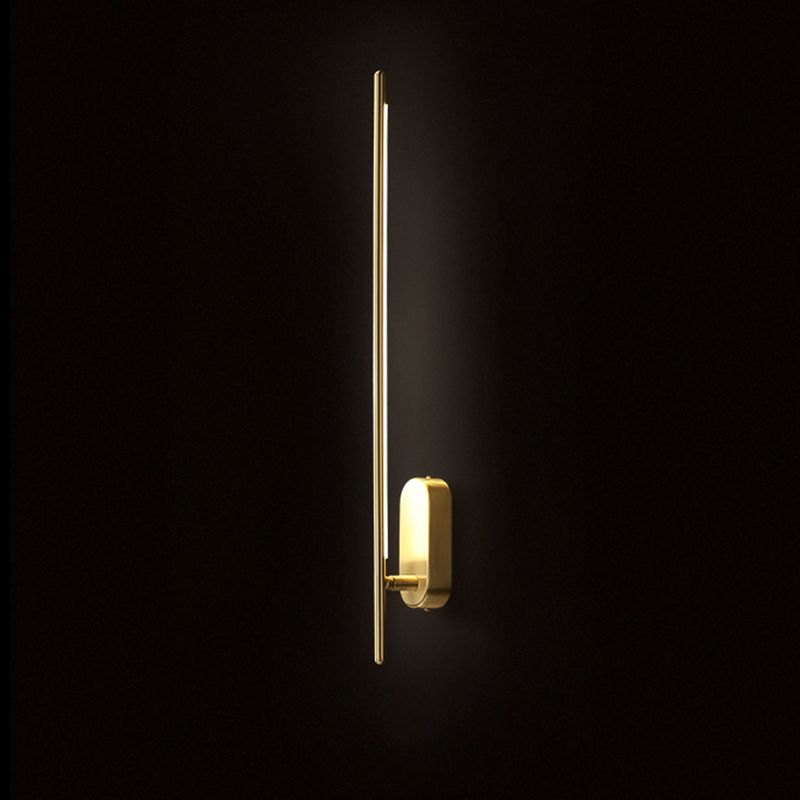 Lineaire LED -wandlampjes Stonces Moderne minimalistische stijl koperen wandlampen