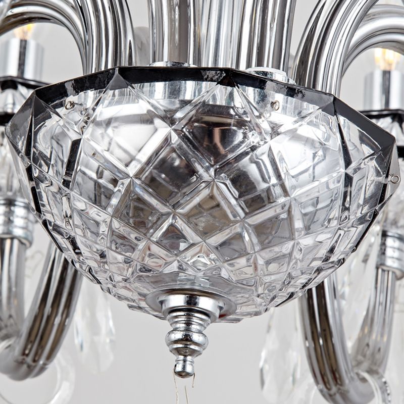 Kerze Kronleuchter Leuchte Traditionelle Kristallheizbeleuchtung für das Restaurant