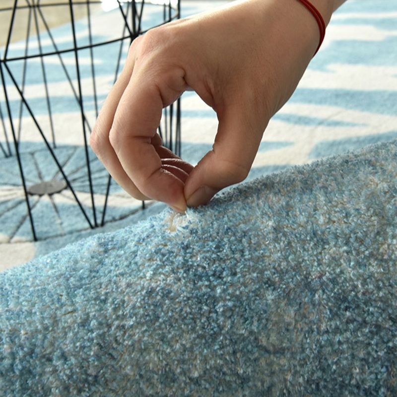 Casual Marble Print Rug Contemporary Simplicity Area Rug Polypropylene Washable Rug for Living Room