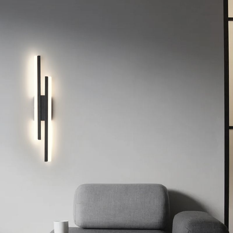 Zeitgenössische Einfachheit Wandlampe Lineare Wandleuchten für Schlafzimmer
