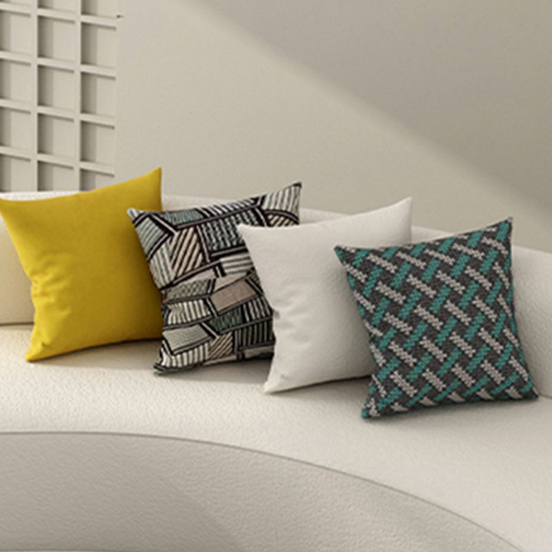 Contemporary Wool Sofa Armless Tight Back Sofa in Beige For Living Room