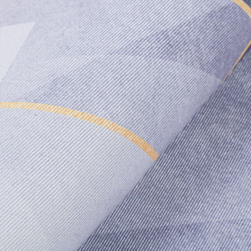 Gray Modern Carpet Polyester Graphic Indoor Carpet Non-Slip Backing Carpet for Home Decor