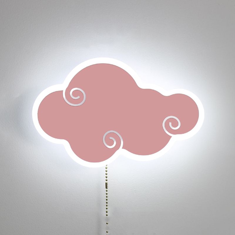 Accesorios de iluminación de la pared de la nube Metal de estilo moderno 1 Lámparas de pared de luz