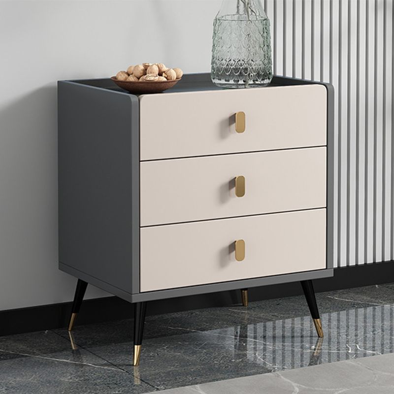 15.74" Wide Modern Accent Chest with Soft Close Drawers Wood Chest