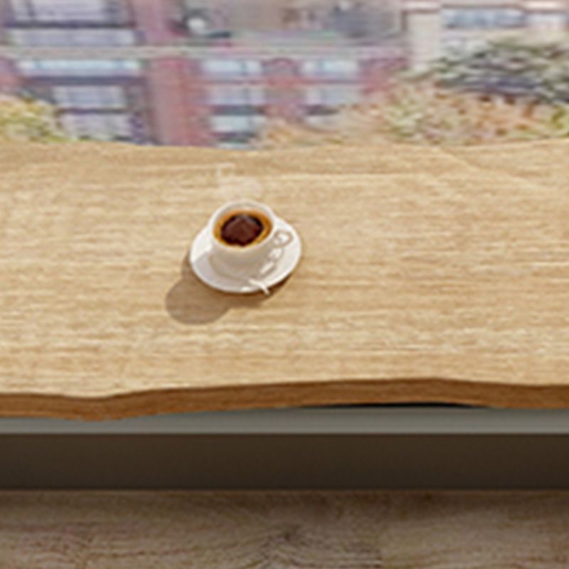 Modern Rectangle Pub Table Set 1/5 Pieces Wooden Counter Table with High Stools