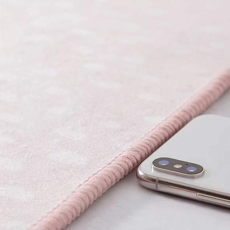 Runder nordischer Innenteppich moderner Morandi Farbe Polyester Fleckenresistent Fläche Teppich für Wohnzimmer