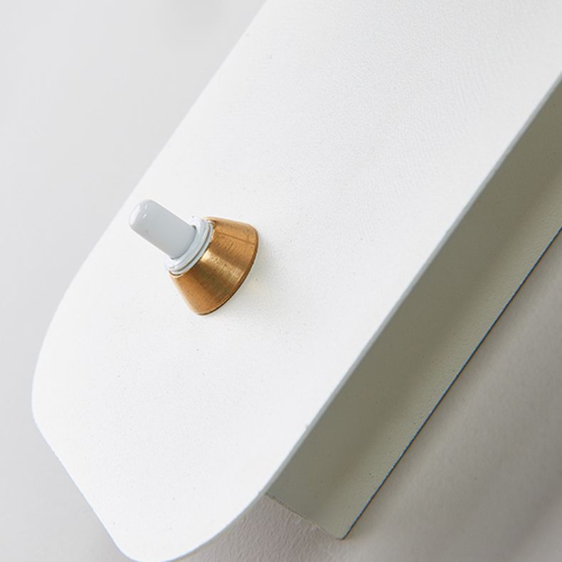 Modern Creative LED Wall Lamp Lacquered Iron Circular Macaron Wall Sconce with Acrylic Shade