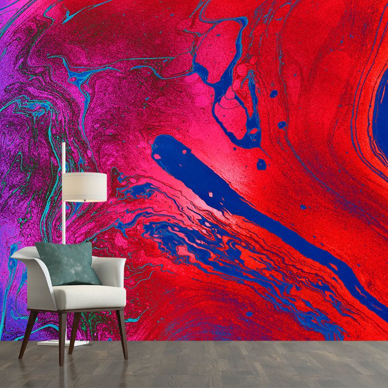 Resistant Wallpaper Customized Abstract Mural Mildew for Dining Room