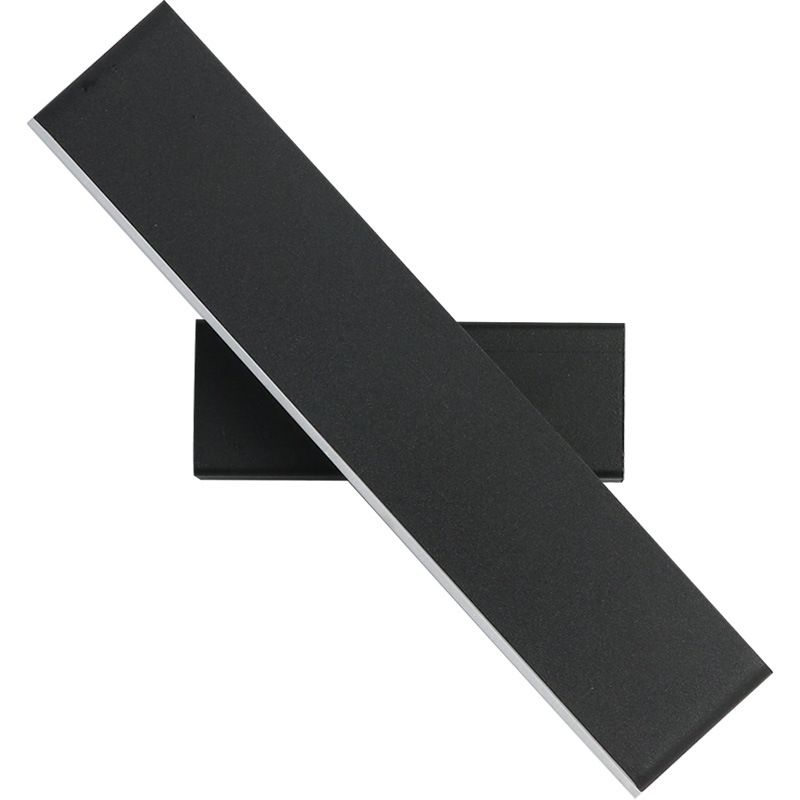 1-Licht linearer Schatten Wandleuchten moderner Metallmontageleuchte Metallmontage