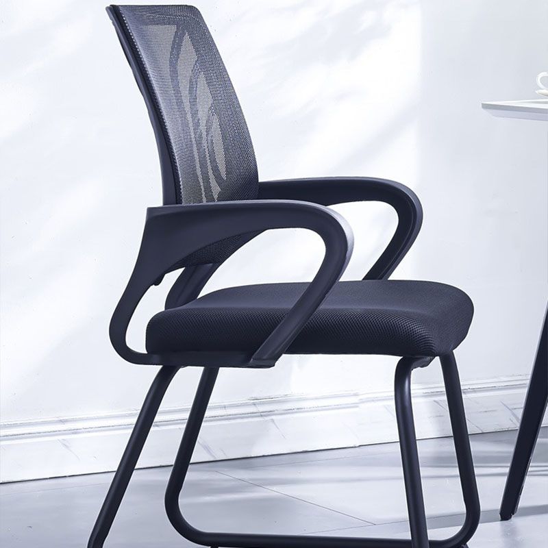 Ergonomic Mesh Mid-Back Desk Chair Stainless Steel No Distressing Office Chair