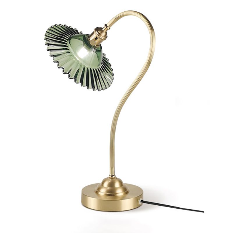 Una lampada da tavolo contemporanea blub lampada da scrivania in vetro in stile moderno per uffici di sala da studio