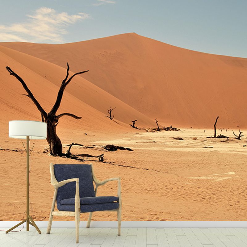 Dining Room Wall Mural Wallpaper Modern Desert Mildew Resistant Wall Decor